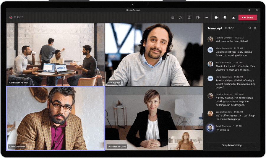 Microsoft Teams Meeting Capabilities